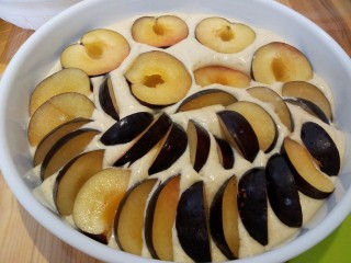 cooking in israel, israeli recipes, plum cake